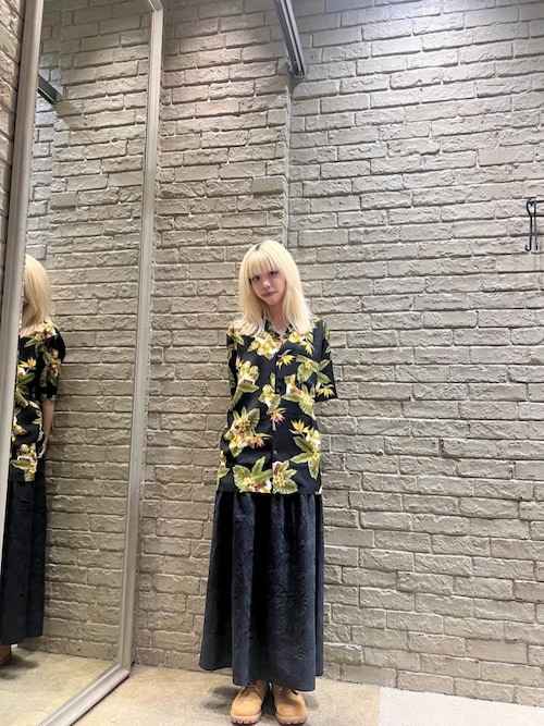 HYSTERIC GLAMOUR TROPIC HYSTERIC柄スカート TROPIC HYSTTERIC柄 ティアードスカート（スカート）｜HYSTERIC