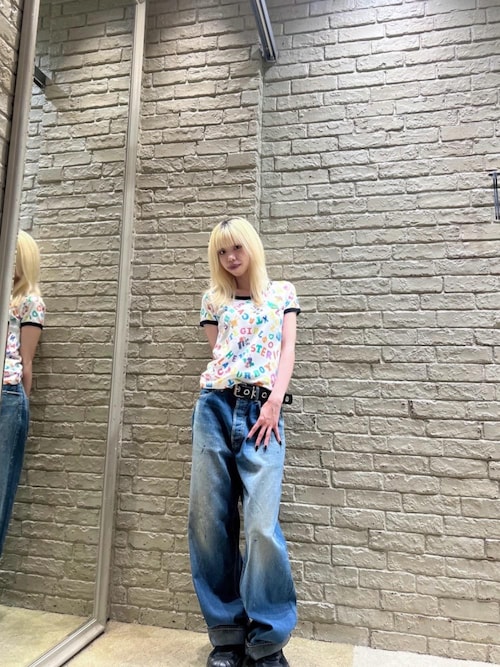ヒステリックグラマー　パッチワークデニムカーゴパンツ　S y2k WAP加工 バギーストレートパンツ（デニムパンツ）｜HYSTERIC