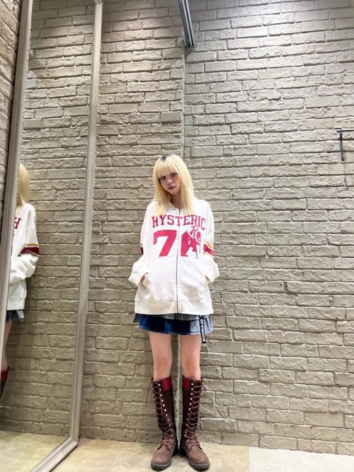 HYSTERIC 76 オーバーサイズジャンパー HYSTERIC 76 オーバーサイズジャンパー|HYSTERIC GLAMOUR WOMEN