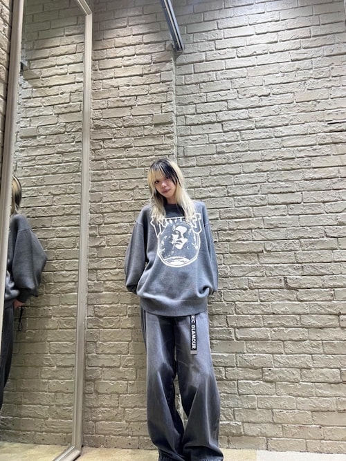 HYSTERIC GLAMOUR クロップドパンツ ヒステリックグラマー 総柄 クロップド パンツ ボトム ロック