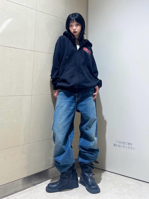WAP加工 バギーストレートパンツ（デニムパンツ）｜HYSTERIC GLAMOUR
