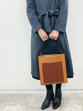 「EMODA（エモダ）のアイテム（トートバッグ）」を使った、VITA ROSAさん（レディース・162cm）の春コーディネート