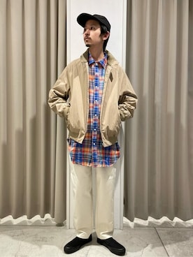 「マドラスチェック」｜「アイテム（ジャケット/アウター）」を使った、JOURNAL STANDARD relumeさん（メンズ・170cm）の春コーディネート