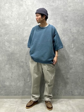 「JOURNAL STANDARD relume（ジャーナルスタンダード　レリューム）のアイテム（オールインワン・サロペット）」を使った、JOURNAL STANDARD relumeさん（メンズ・170cm）の春コーディネート