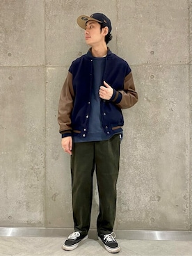 「JOURNAL STANDARD relume（ジャーナルスタンダード　レリューム）のアイテム（帽子）」を使った、JOURNAL STANDARD relumeさん（メンズ・170cm）の秋コーディネート