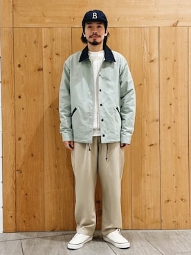 「SKOOKUM（スクーカム）のアイテム（ジャケット/アウター）」を使った、JOURNAL STANDARD relumeさん（メンズ・170cm）の春コーディネート