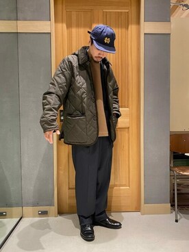 「LACOSTE」｜「アイテム（ダウンジャケット/コート）」を使った、JOURNAL STANDARD relumeさん（メンズ・170cm）の秋コーディネート