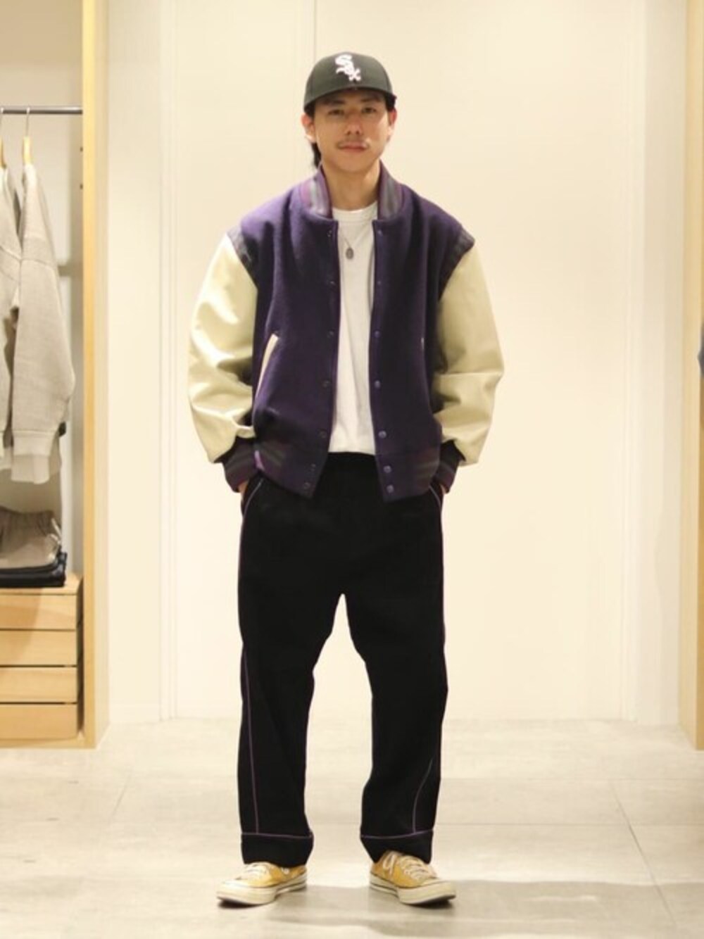 JOURNAL STANDARD relume スタジャン クリーム JOURNAL STANDARD relume スタジャン クリーム