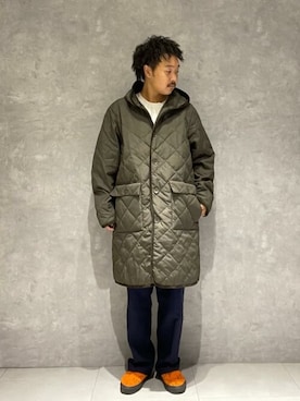 「オンオフ兼用」｜「アイテム（ダウンジャケット/コート）」を使った、JOURNAL STANDARD relumeさん（メンズ・174cm）の秋コーディネート