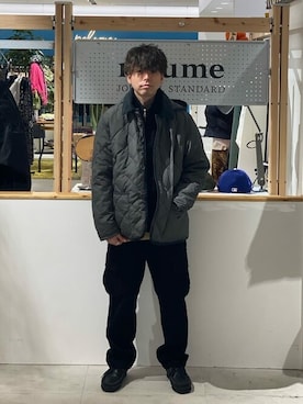 「JOURNAL STANDARD relume（ジャーナルスタンダード　レリューム）のアイテム（ブルゾン）」を使った、JOURNAL STANDARD relumeさん（メンズ・172cm）の秋コーディネート