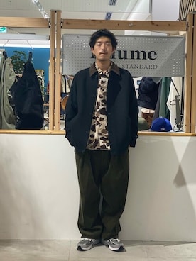 「JOURNAL STANDARD relume（ジャーナルスタンダード　レリューム）のアイテム（ブルゾン）」を使った、JOURNAL STANDARD relumeさん（メンズ・173cm）の秋コーディネート