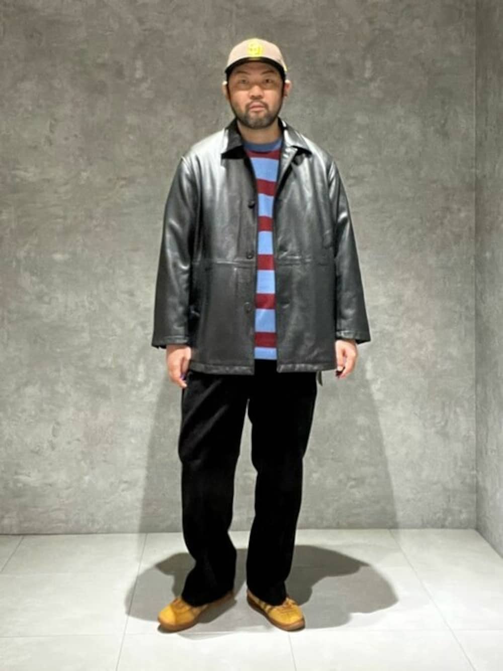 Relume Original ラムレザー カーコートを使った人気ファッション