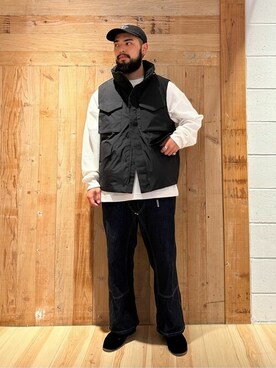 「+phenix（プラスフェニックス）のアイテム（ジャケット/アウター）」を使った、JOURNAL STANDARD relumeさん（メンズ・170cm）の秋コーディネート