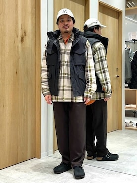「+phenix（プラスフェニックス）のアイテム（ジャケット/アウター）」を使った、JOURNAL STANDARD relumeさん（メンズ・169cm）の秋コーディネート