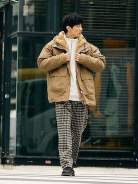 「SIERRA DESIGNS（シェラデザイン）のアイテム（マウンテンパーカー）」を使った、JOURNAL STANDARD relumeさん（メンズ・176cm）の秋コーディネート