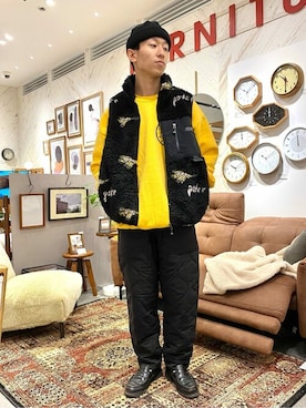 「リバーシブル」｜「アイテム（その他アウター）」を使った、JOURNAL STANDARD relumeさん（メンズ・173cm）の秋コーディネート