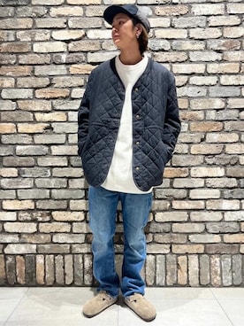 「JOURNAL STANDARD relume（ジャーナルスタンダード　レリューム）のアイテム（帽子）」を使った、JOURNAL STANDARD relumeさん（メンズ・169cm）の秋コーディネート