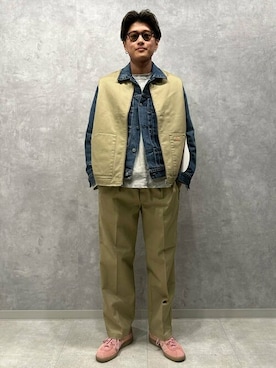 「Gジャン」｜「アイテム（その他アウター）」を使った、JOURNAL STANDARD relumeさん（メンズ・178cm）の冬コーディネート