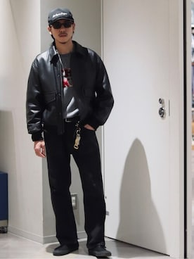 「SKOOKUM（スクーカム）のアイテム」を使った、JOURNAL STANDARD relumeさん（メンズ・172cm）の冬コーディネート