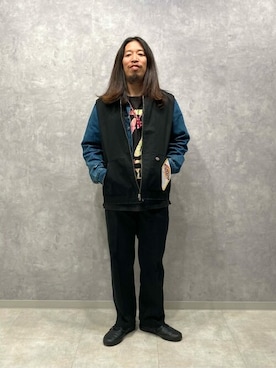 「Gジャン」｜「アイテム（その他アウター）」を使った、JOURNAL STANDARD relumeさん（メンズ・176cm）の冬コーディネート