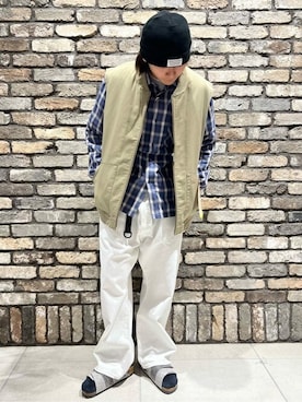 「Dickies（ディッキーズ）のアイテム（その他アウター）」を使った、JOURNAL STANDARD relumeさん（メンズ・169cm）の冬コーディネート