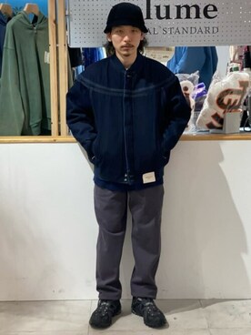 「JOURNAL STANDARD relume（ジャーナルスタンダード　レリューム）のアイテム（ブルゾン）」を使った、JOURNAL STANDARD relumeさん（メンズ・160cm）の冬コーディネート
