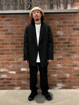「JOURNAL STANDARD relume（ジャーナルスタンダード　レリューム）のアイテム（テーラードジャケット）」を使った、JOURNAL STANDARD relumeさん（メンズ・164cm）の冬コーディネート