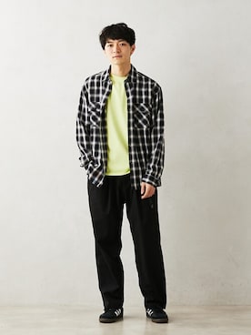 「BIG MIKE（ビッグマイク）のアイテム」を使った、JOURNAL STANDARD relumeさん（メンズ・176cm）の冬コーディネート