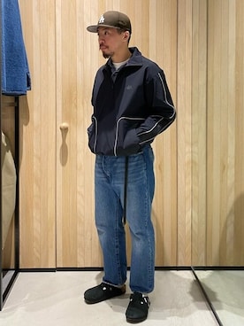 「Kappa（カッパ）のアイテム（ジャケット/アウター）」を使った、JOURNAL STANDARD relumeさん（メンズ・170cm）の冬コーディネート