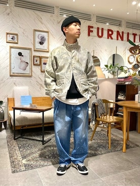 「JOURNAL STANDARD relume（ジャーナルスタンダード　レリューム）のアイテム（その他アウター）」を使った、JOURNAL STANDARD relumeさん（メンズ・173cm）の春コーディネート