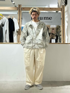 「JOURNAL STANDARD relume（ジャーナルスタンダード　レリューム）のアイテム（その他アウター）」を使った、JOURNAL STANDARD relumeさん（メンズ・173cm）の春コーディネート