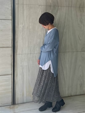 MKミッシェルクランさん(レディース・157cm)の秋コーディネート