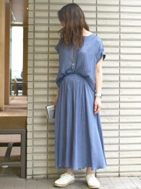 MKミッシェルクランさん（レディース・166cm）の夏コーディネート