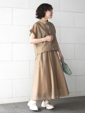 MKミッシェルクランさん（レディース・153cm）の夏コーディネート