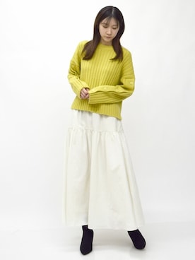 MKミッシェルクランさん（レディース・165cm）の秋コーディネート