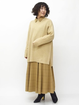 MKミッシェルクランさん(レディース・153cm)の秋コーディネート