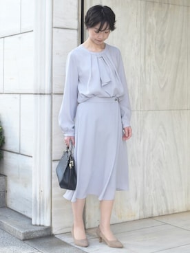 MKミッシェルクランさん（レディース・156cm）の冬コーディネート