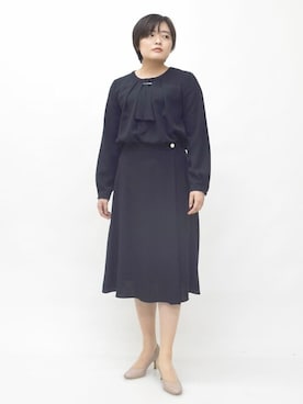 MKミッシェルクランさん（レディース・158cm）の冬コーディネート