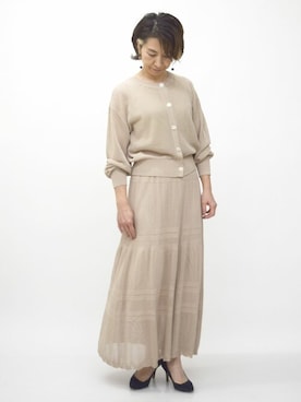 「ニットアップ」｜MKミッシェルクランさん（レディース・158cm）の春コーディネート