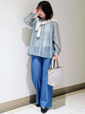 MKミッシェルクランさん（レディース・157cm）の夏コーディネート