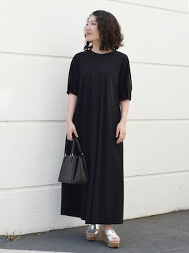 「MKミッシェルクラン」｜「アイテム（ワンピース）」を使った、MKミッシェルクランさん（レディース・153cm）の夏コーディネート