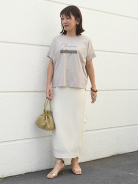 MKミッシェルクランさん（レディース・163cm）の夏コーディネート