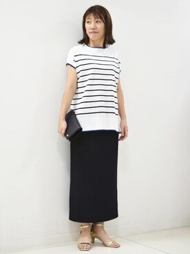 MKミッシェルクランさん（レディース・163cm）の夏コーディネート