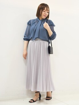 MKミッシェルクランさん（レディース・157cm）の夏コーディネート