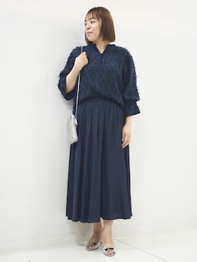 MKミッシェルクランさん（レディース・157cm）の夏コーディネート