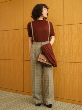 MKミッシェルクランさん（レディース・153cm）の秋コーディネート