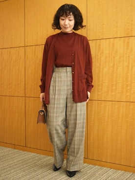 MKミッシェルクランさん（レディース・153cm）の秋コーディネート