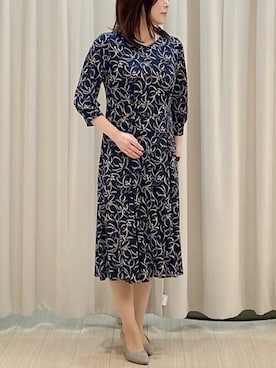 「OFUON（オフオン）のアイテム」を使った、MKミッシェルクランさん（レディース・160cm）の秋コーディネート