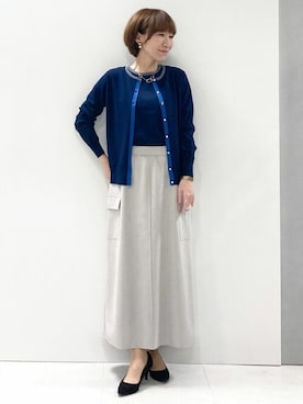 MKミッシェルクランさん(レディース・157cm)の秋コーディネート