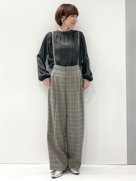 MKミッシェルクランさん（レディース・157cm）の秋コーディネート